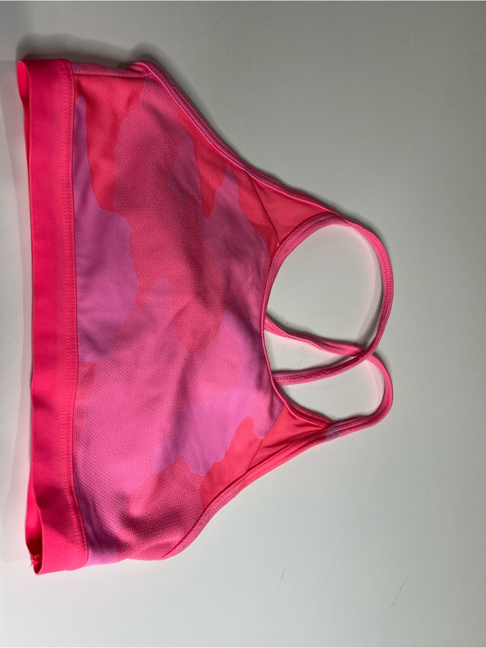 Aerie Pink Camouflage Sports Bra size small